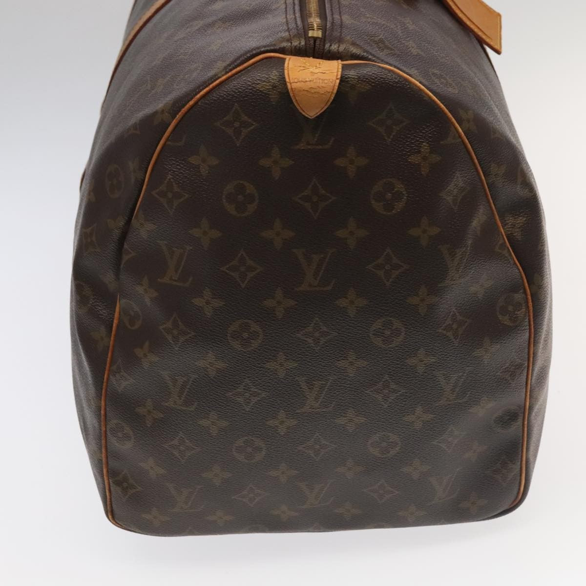Louis Vuitton Keepall Bag Monogram Canvas Brown Canvas Travel Bag