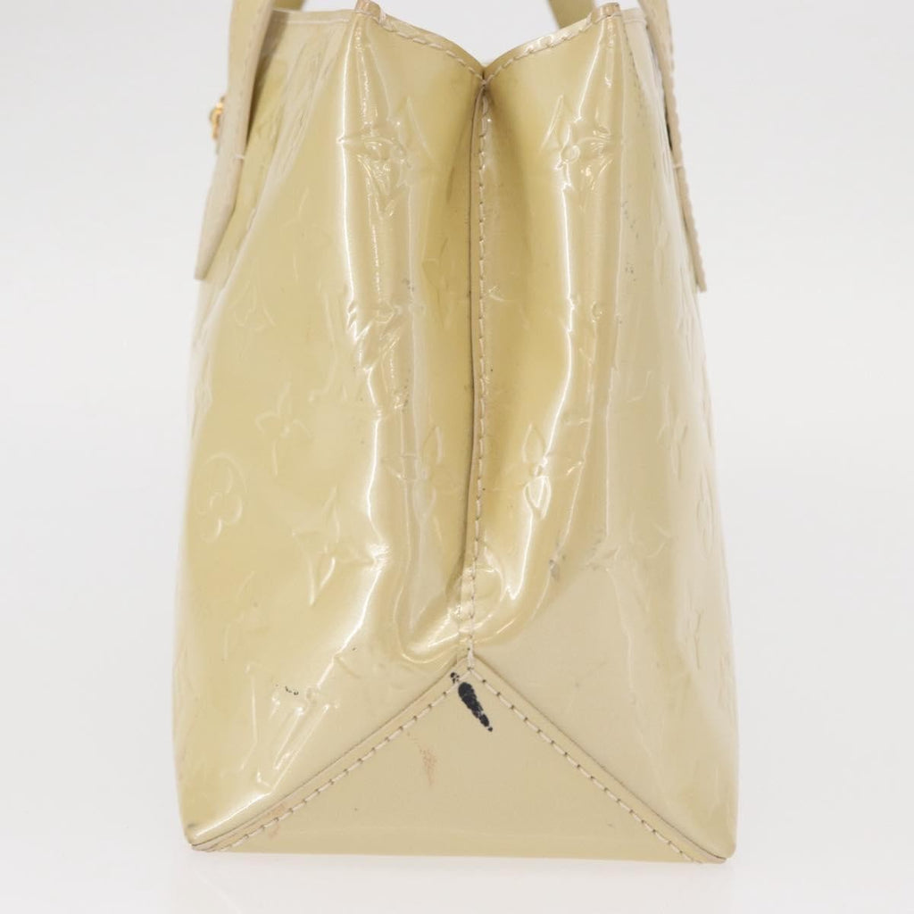 Louis Vuitton Wilshire Handbag Monogram Vernis Beige Patent_Leather Handbag