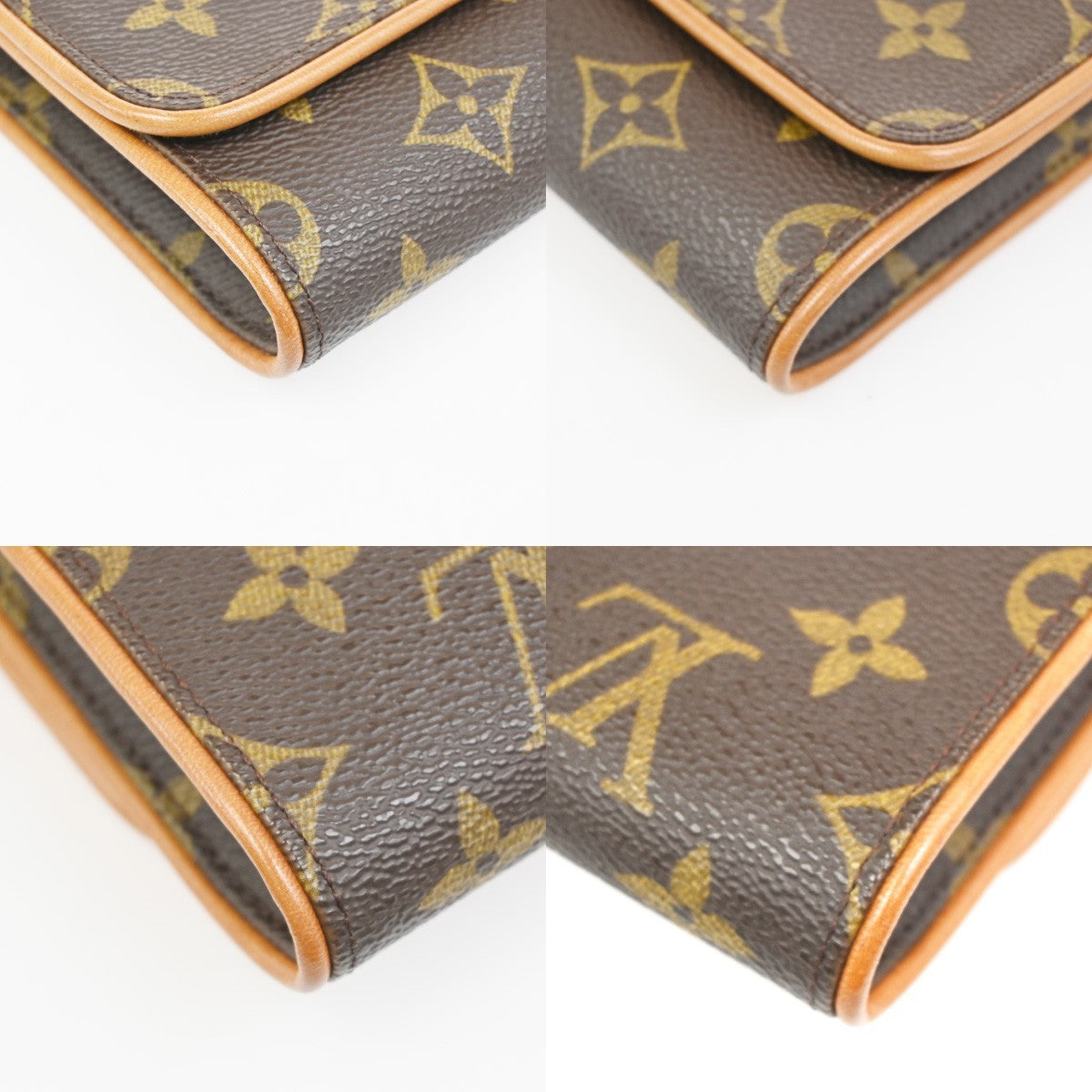 Louis Vuitton Twin Handbag Monogram Canvas Brown Canvas Clutche & Pouche Bag