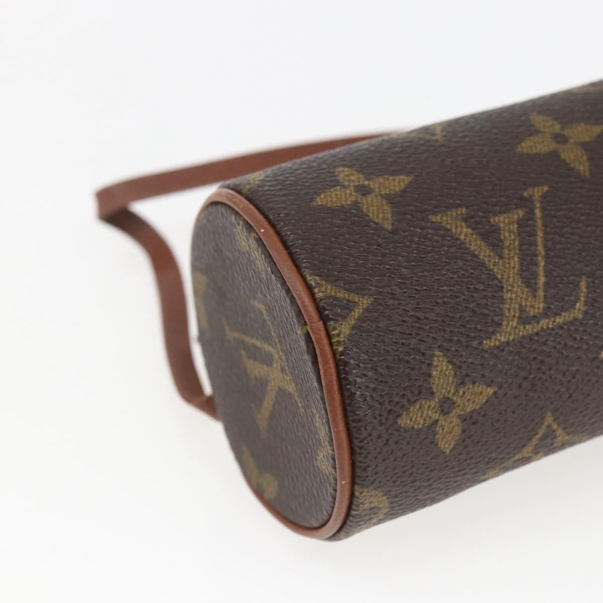 Louis Vuitton Papillon Pochette Monogram Canvas Brown Canvas Clutche & Pouche Bag