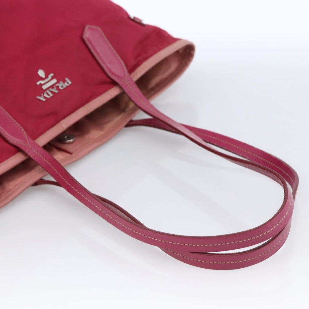 Prada Vintage Tote Tessuto Pink Nylon Tote Bag Bag