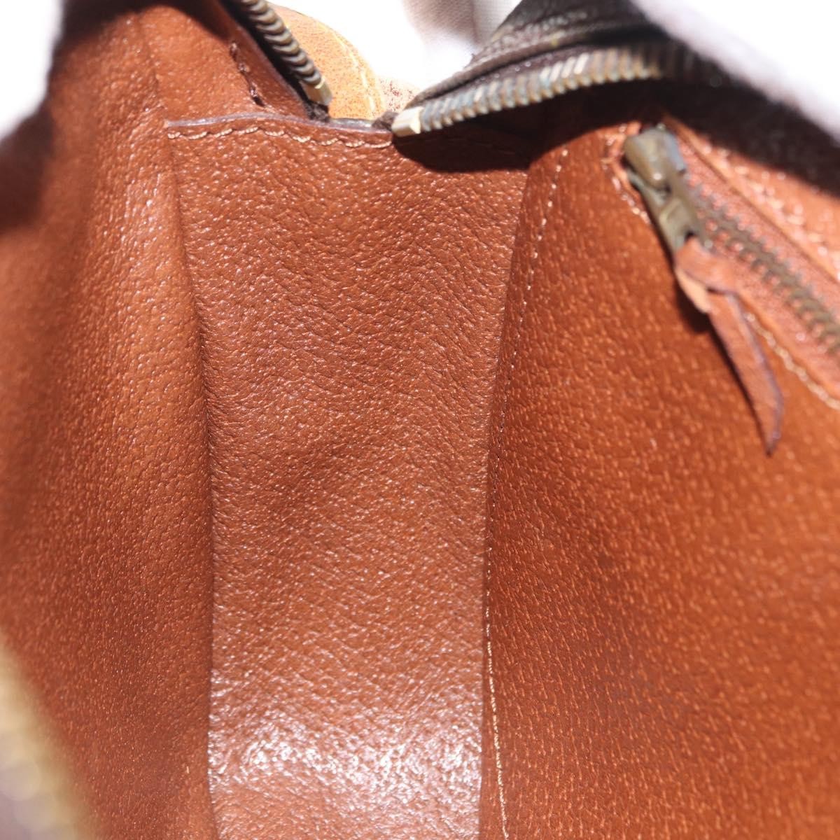Louis Vuitton Jeune Fille Handbag Monogram Canvas Brown Canvas Shoulder Bag