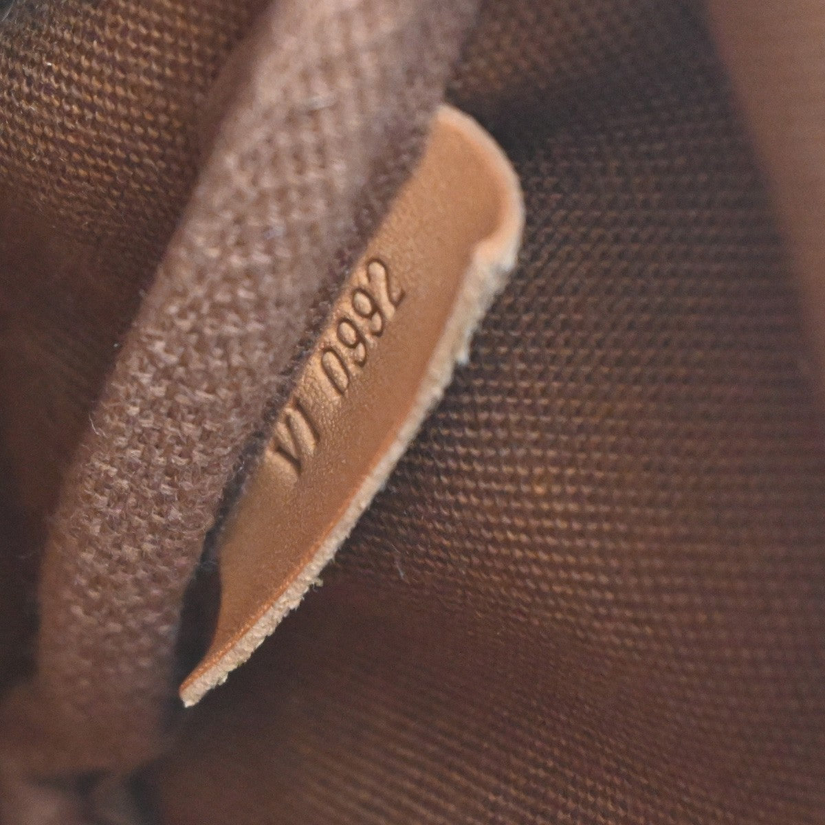 Louis Vuitton Saumur Handbag Monogram Canvas Brown Canvas Shoulder Bag