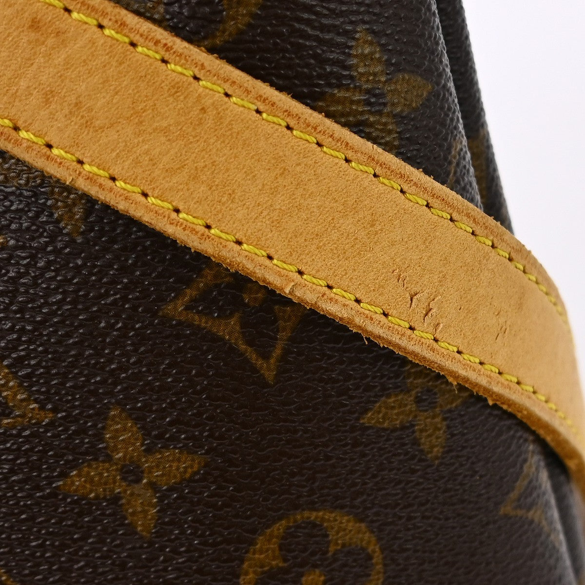 Louis Vuitton Musette Handbag Monogram Canvas Brown Canvas Shoulder Bag