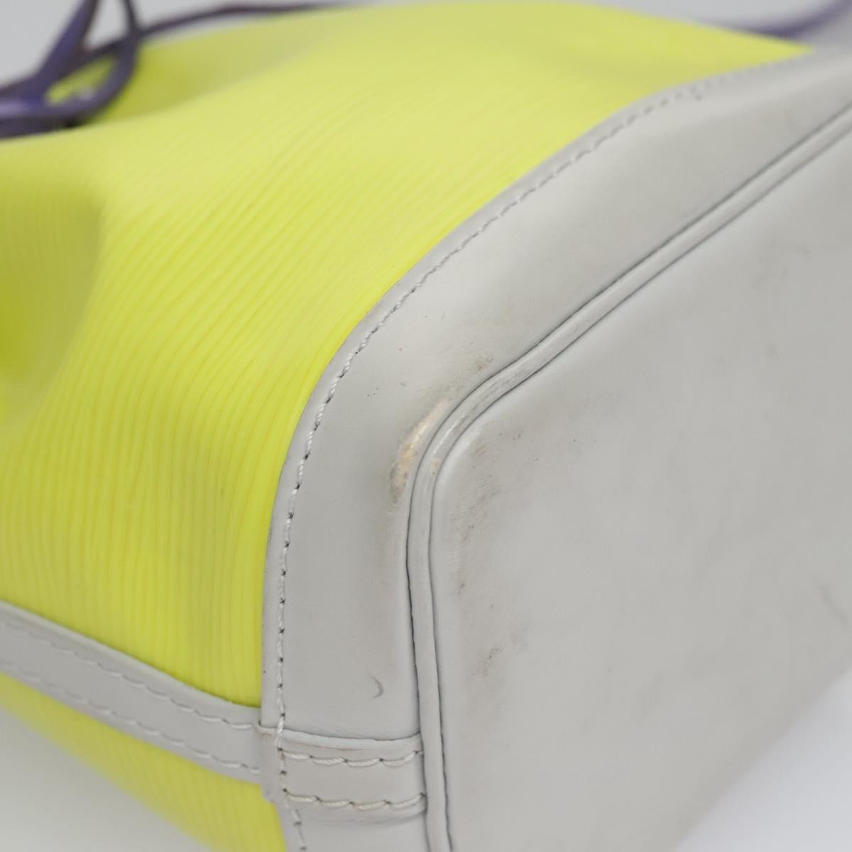 Louis Vuitton Neonoe Handbag Epi Leather Yellow Leather Bag
