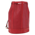 Louis Vuitton Randonnee Backpack Epi Leather Red Leather Shoulder Bag