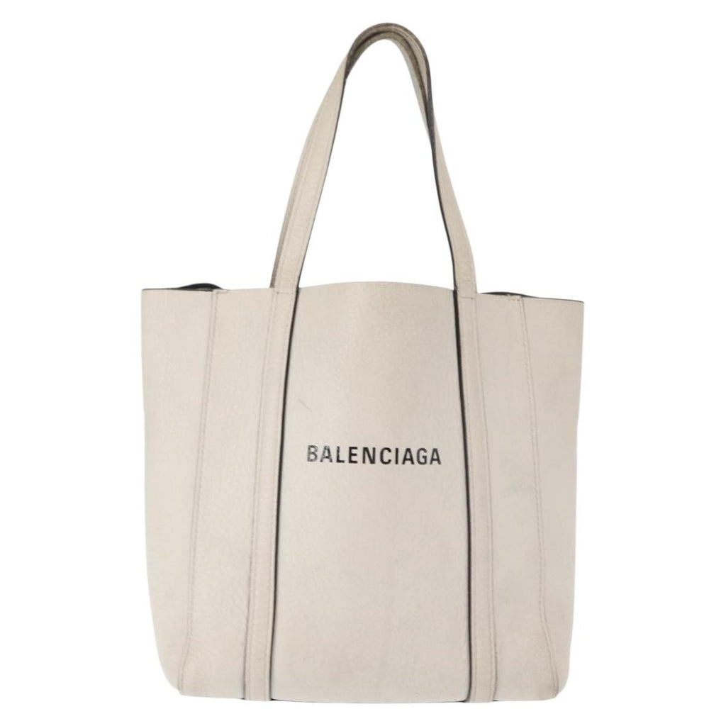 Balenciaga Everyday Tote Leather White Leather Tote Bag