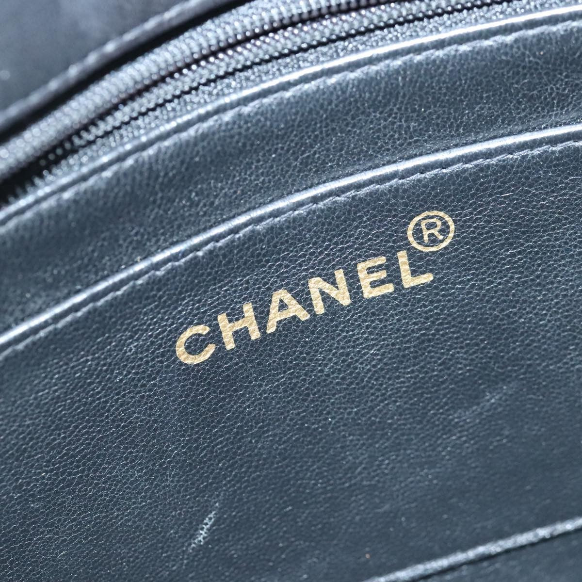 Chanel Vintage So Black Diana Flap Bag Quilted Patent Black Patent_Leather Shoulder Bag Bag