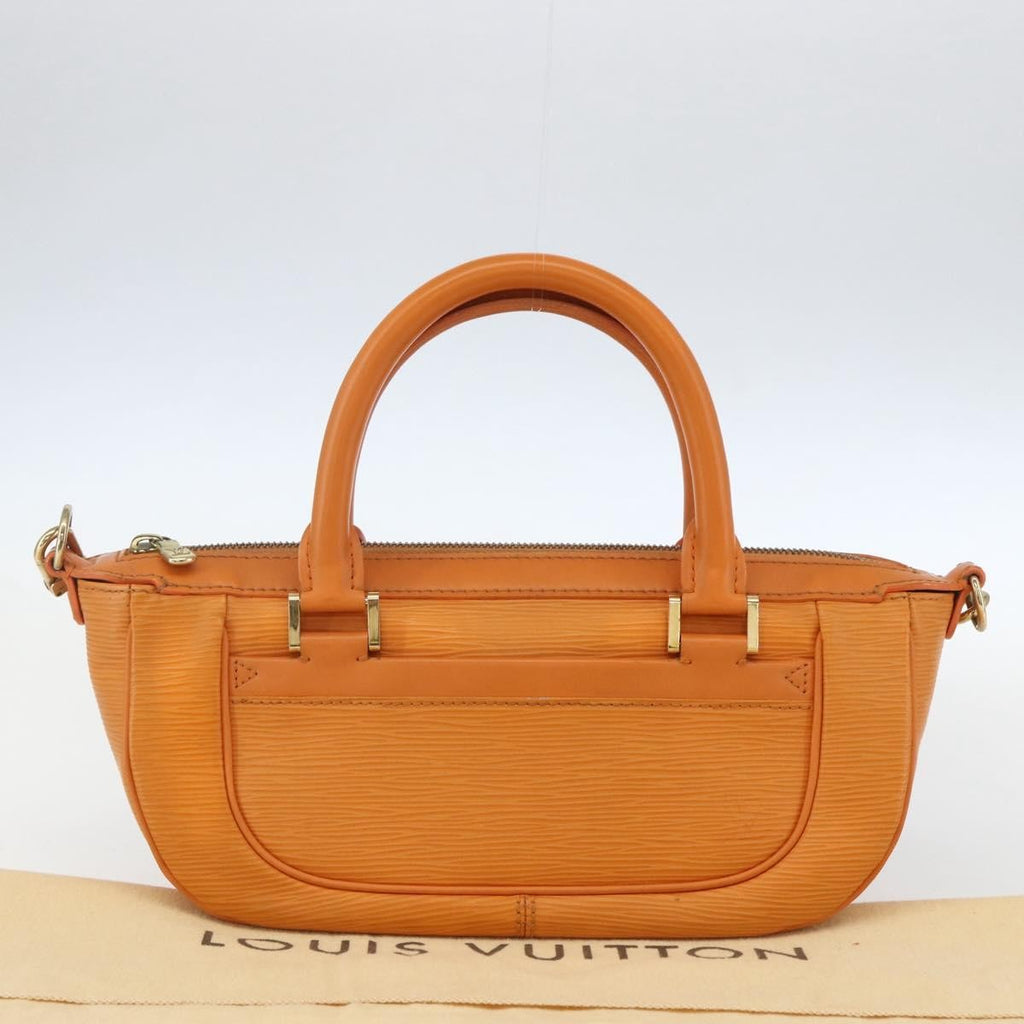 Louis Vuitton Danura Handbag Epi Orange Leather Handbag