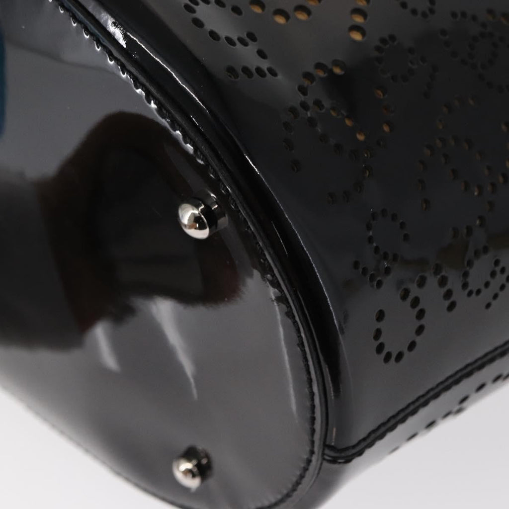 Chanel Cc No.5 Shopping Tote Perforated Patent Black Patent_Leather Tote Bag Bag