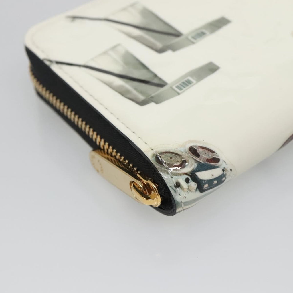 Louis Vuitton Nicolas Ghesquière Zippy Wallet Patent Monogram White Patent_Leather Wallets Accessory