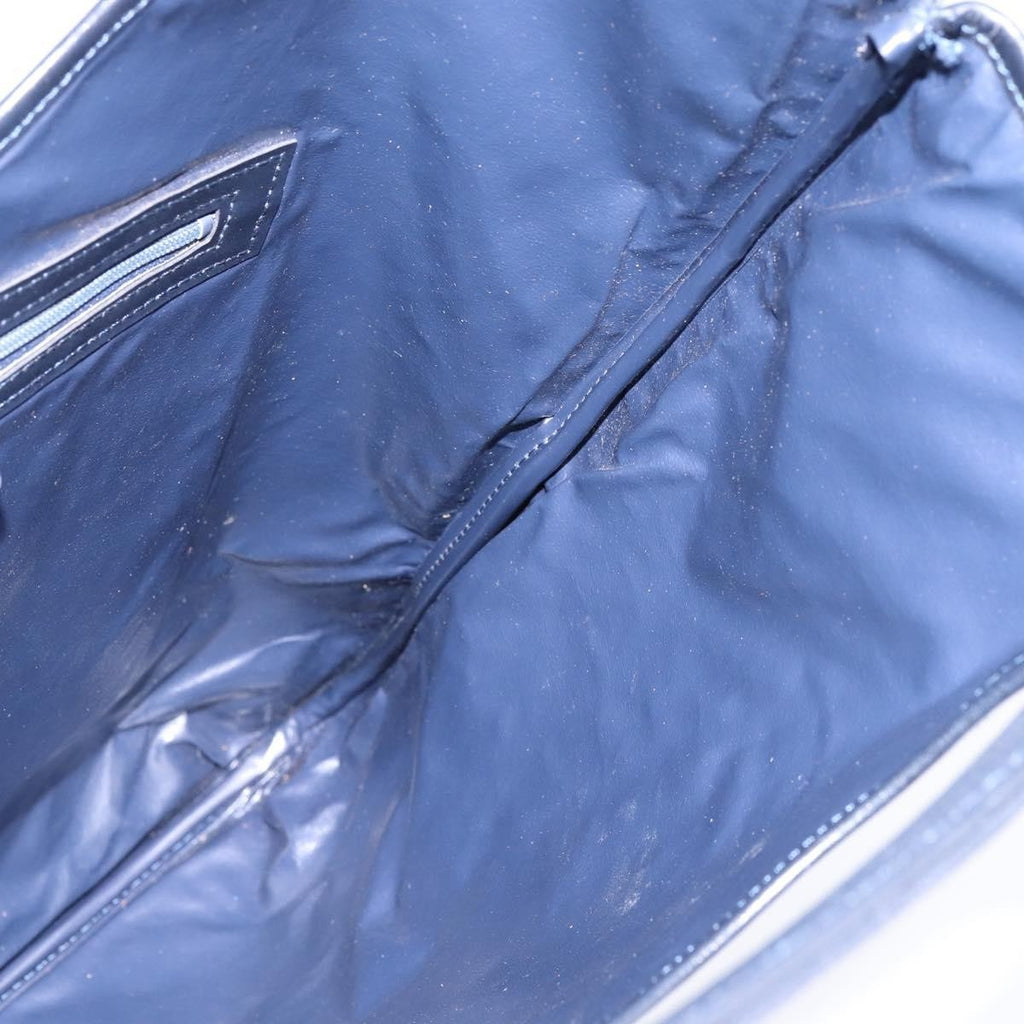 Celine C Sulky Handbag Canvas Navy Canvas Handbag
