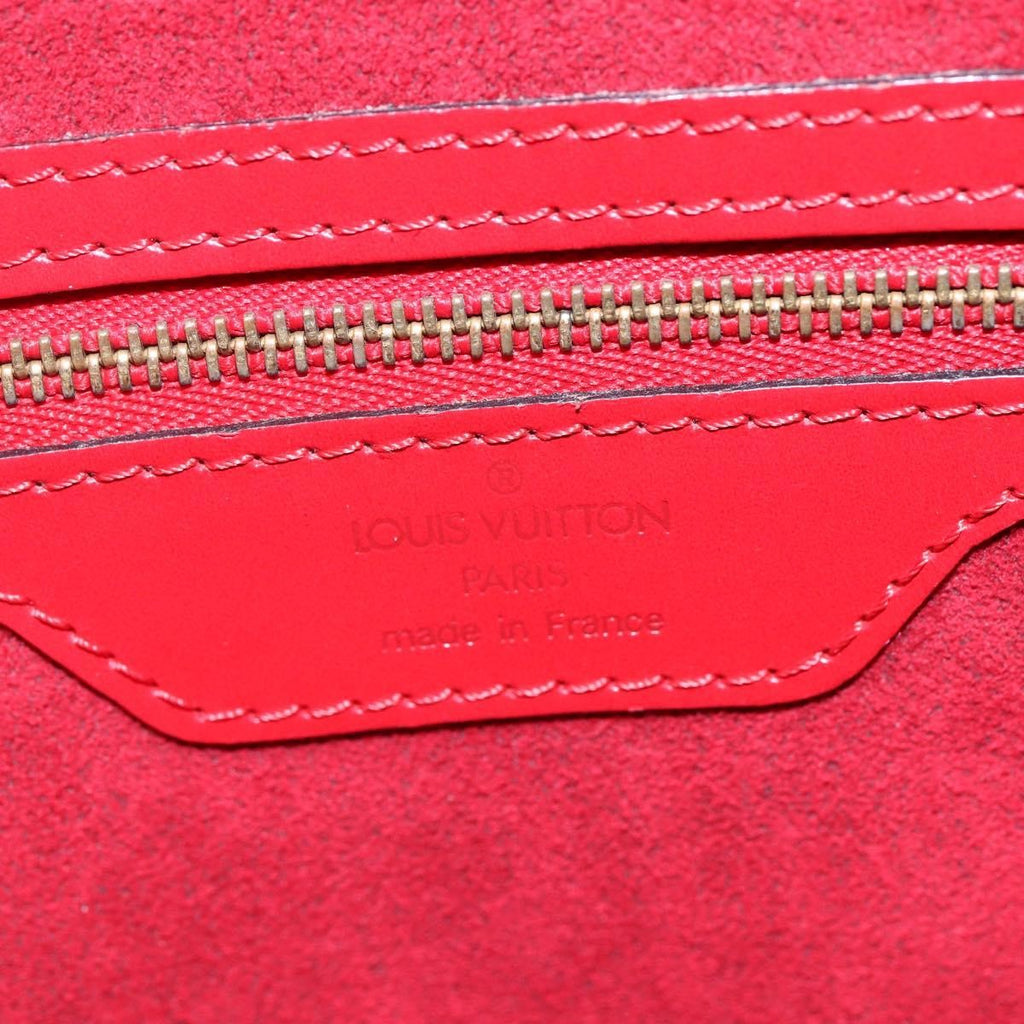 Louis Vuitton Saint Jacques Handbag Epi Leather Red Leather Shoulder Bag