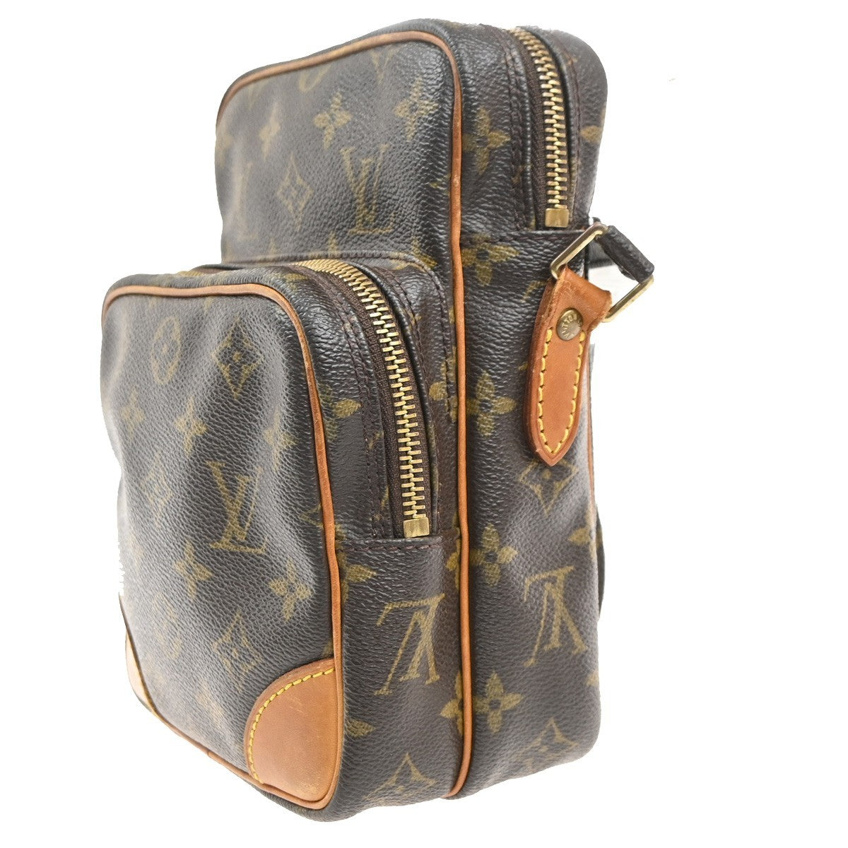 Louis Vuitton Amazone Bag Monogram Canvas Brown Canvas Shoulder Bag