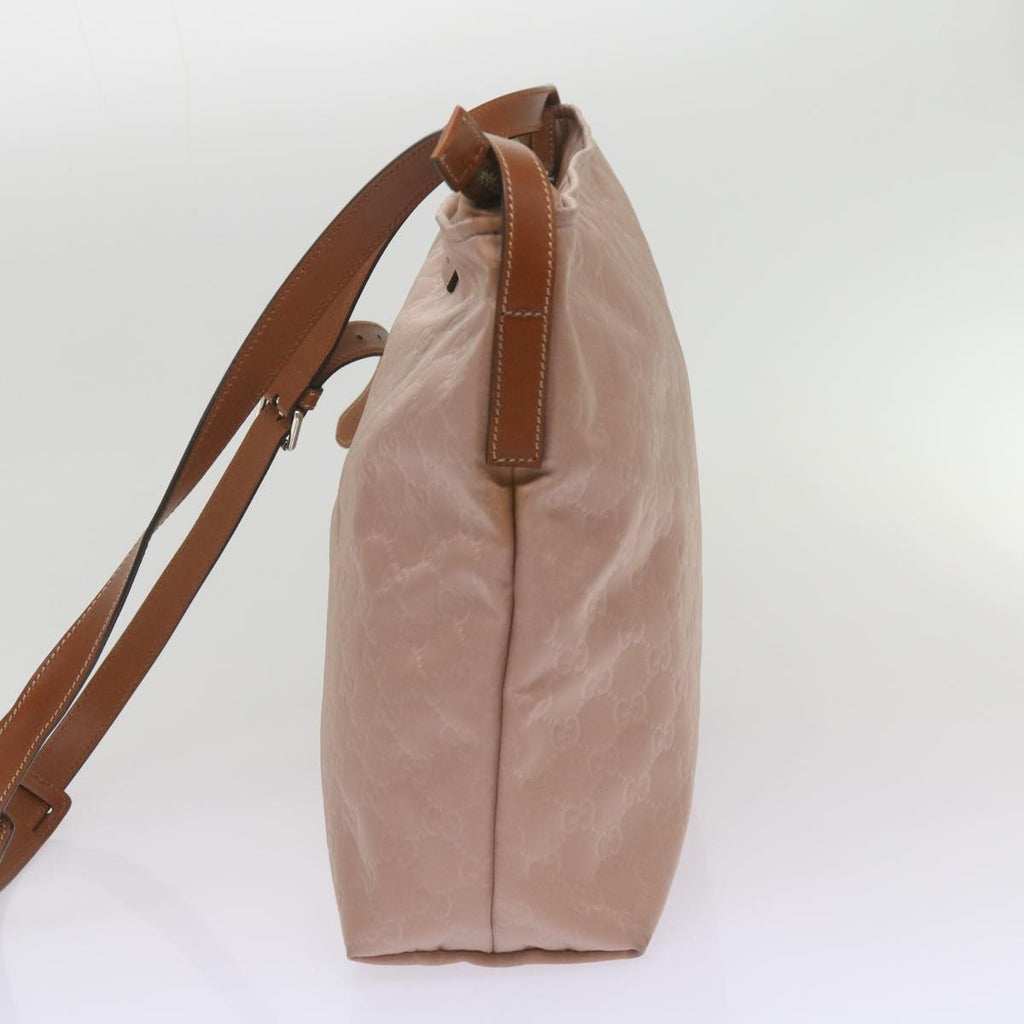 Gucci Gg Canvas Bag Canvas Pink Canvas Shoulder Bag Bag (Pre-Owned)
