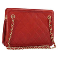 Chanel Chain Clutch Leather Multicolour Leather Handbag