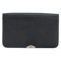 Christian Dior Vintage Chain Flap Shoulder Bag Leather Black Leather Shoulder Bag Bag (Pre-Owned)
