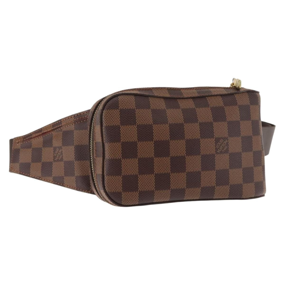 Louis Vuitton Geronimos Waist Bag Damier Brown Canvas Shoulder Bag