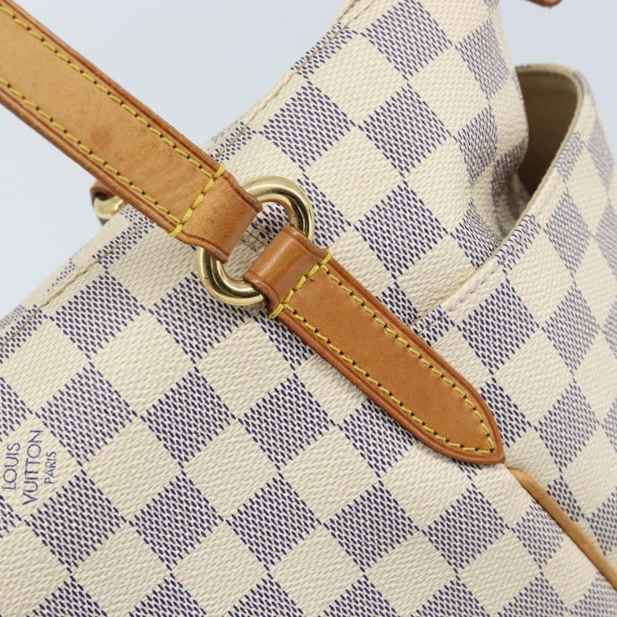 Louis Vuitton Totally Handbag Damier Azur Blue Canvas Tote Bag