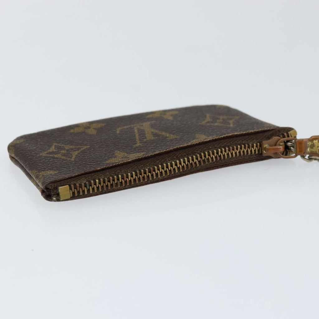 Louis Vuitton Pochette Clés Monogram Canvas Brown Canvas Wallets Accessory