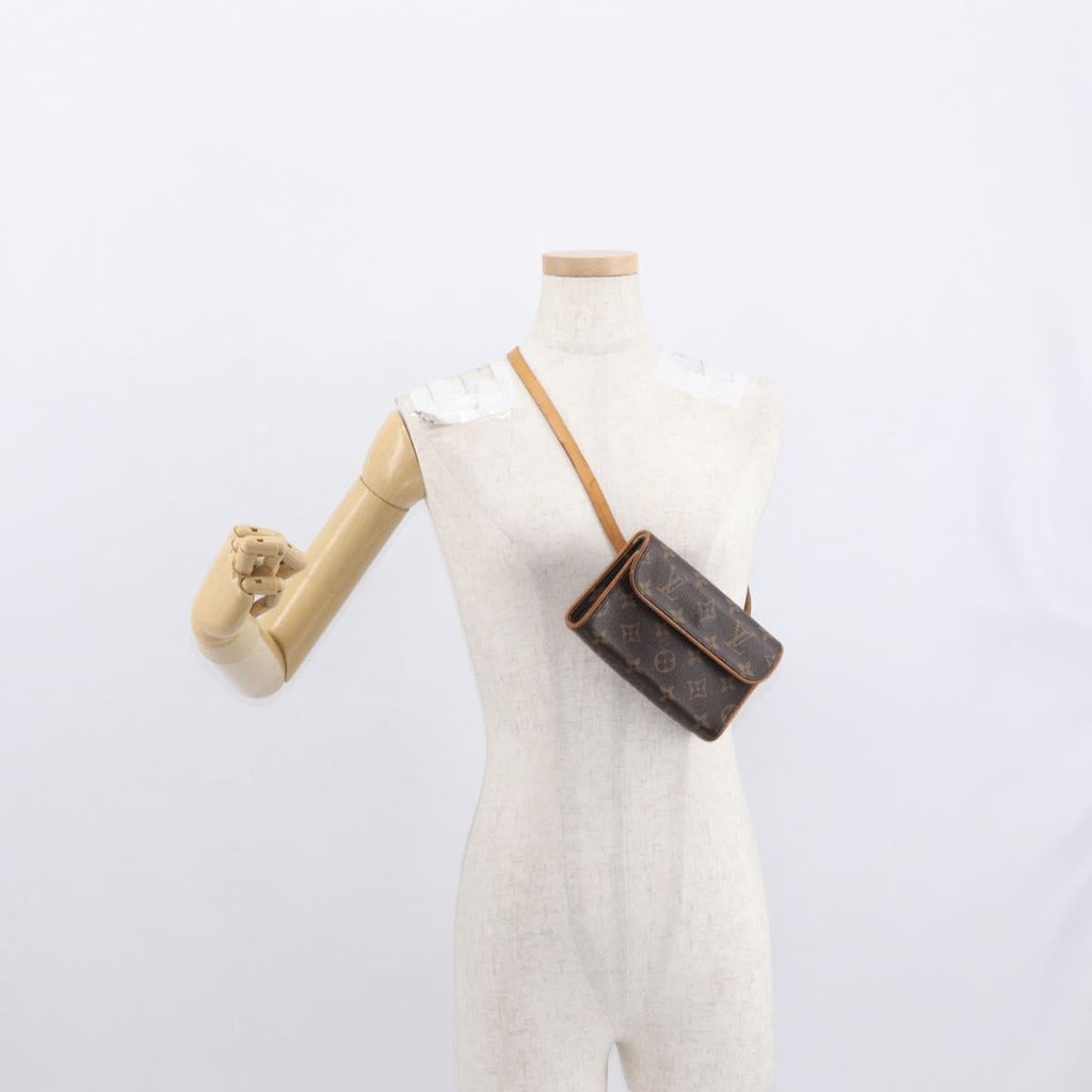 Louis Vuitton Florentine Waist Bag Monogram Canvas Brown Canvas Clutche & Pouche Bag