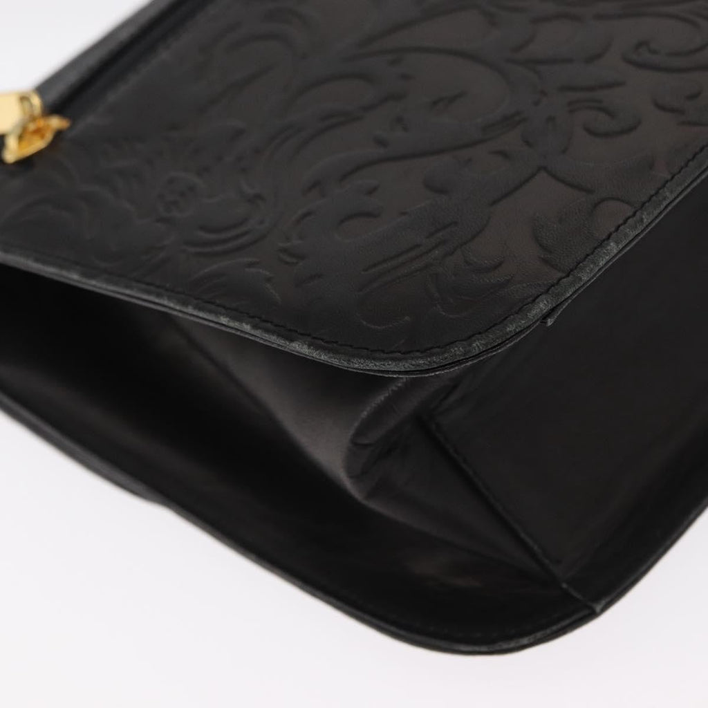 Balenciaga Vintage Handbag Leather Black Leather Hand