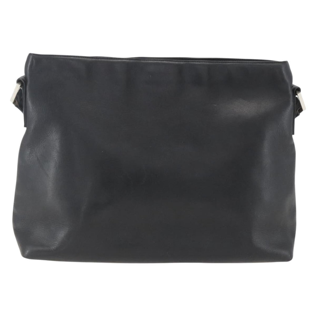 Chanel Vintage Shoulder Bag Leather Black Leather Shoulder Bag Bag