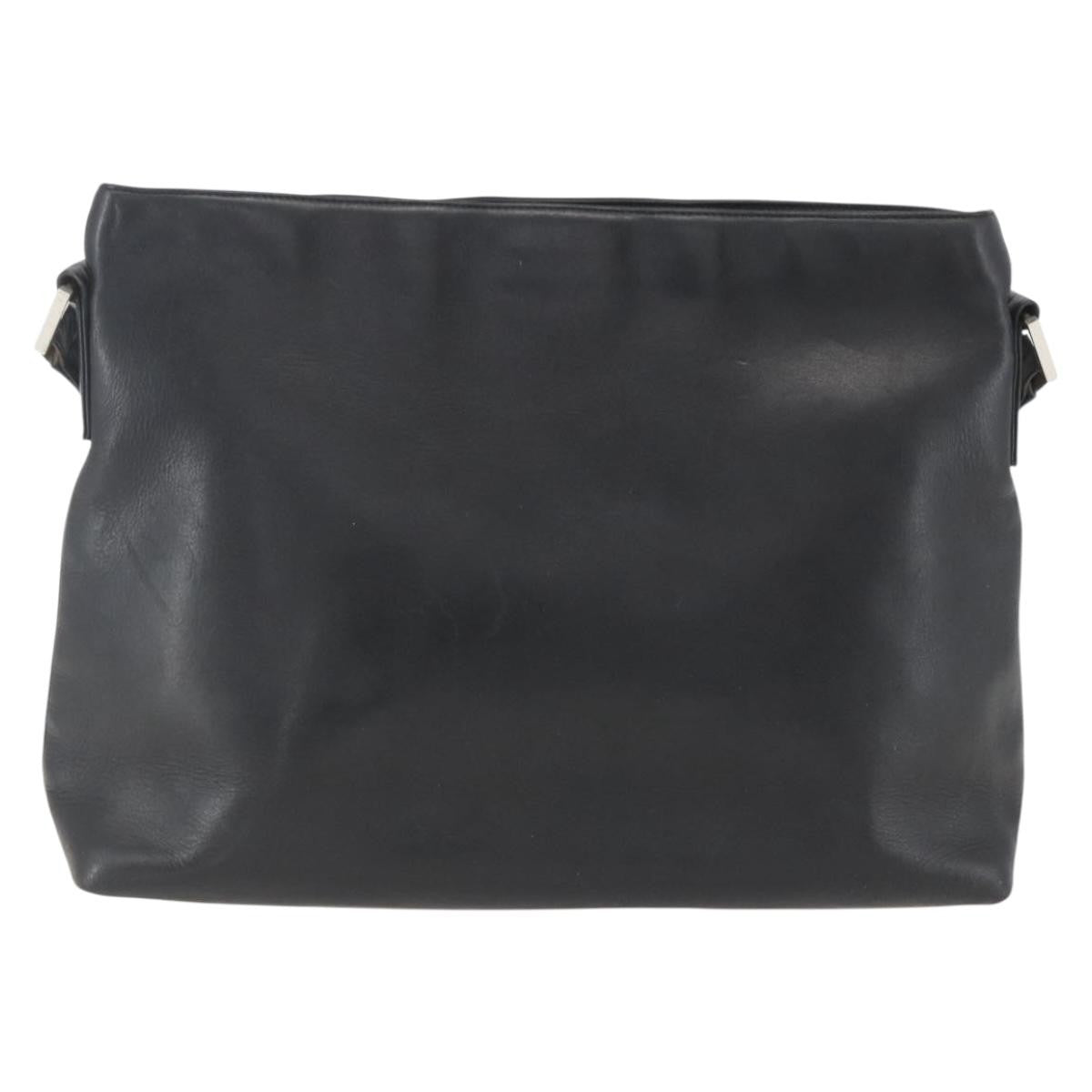 Chanel Vintage Shoulder Bag Leather Black Leather Shoulder Bag Bag