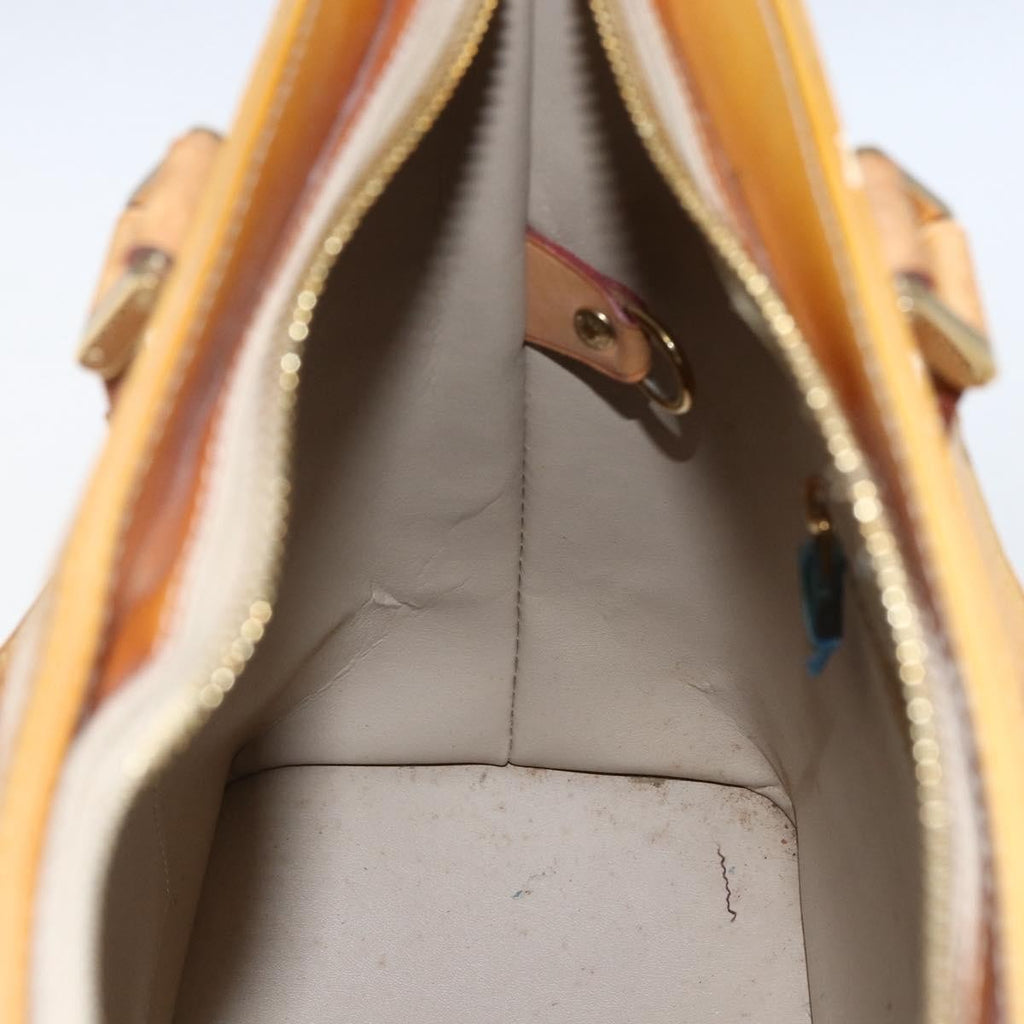 Louis Vuitton Houston Handbag Monogram Vernis Beige Patent_Leather Tote Bag