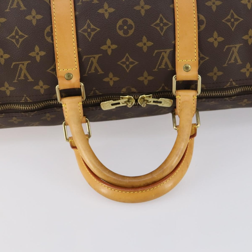 Louis Vuitton Keepall Bag Monogram Canvas Brown Canvas Travel Bag