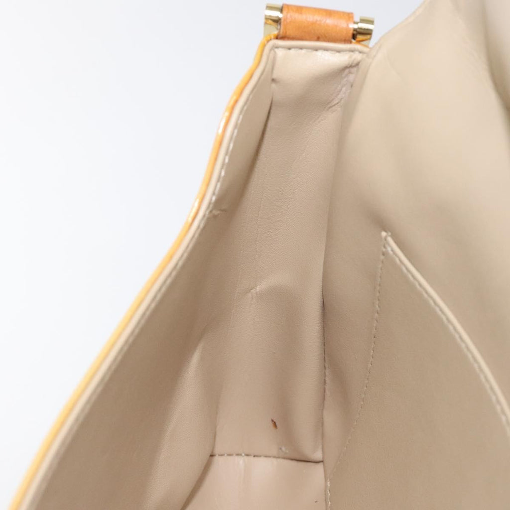 Louis Vuitton Thompson Street Handbag Monogram Vernis Beige Patent_Leather Bag