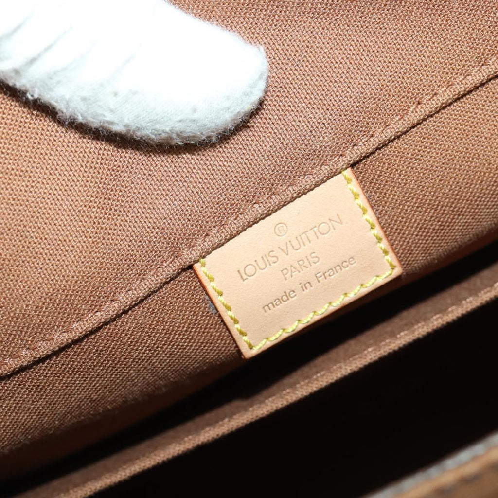 Louis Vuitton Abbesses Messenger Bag Monogram Canvas Brown Canvas Shoulder Bag