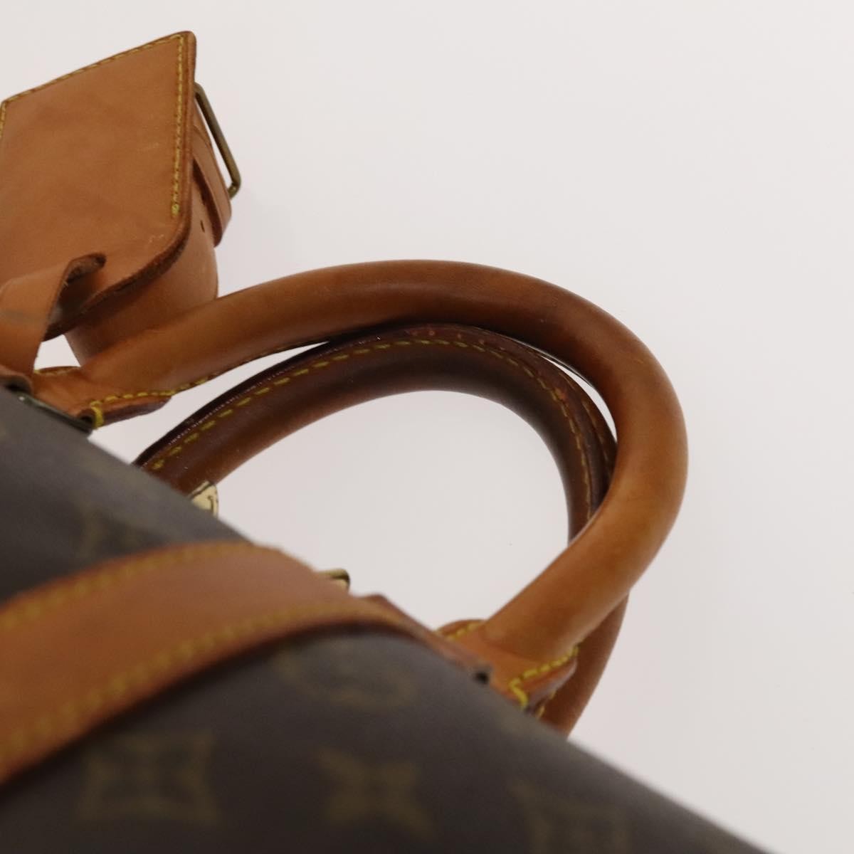 Louis Vuitton Keepall Bag Monogram Canvas Brown Canvas Travel Bag