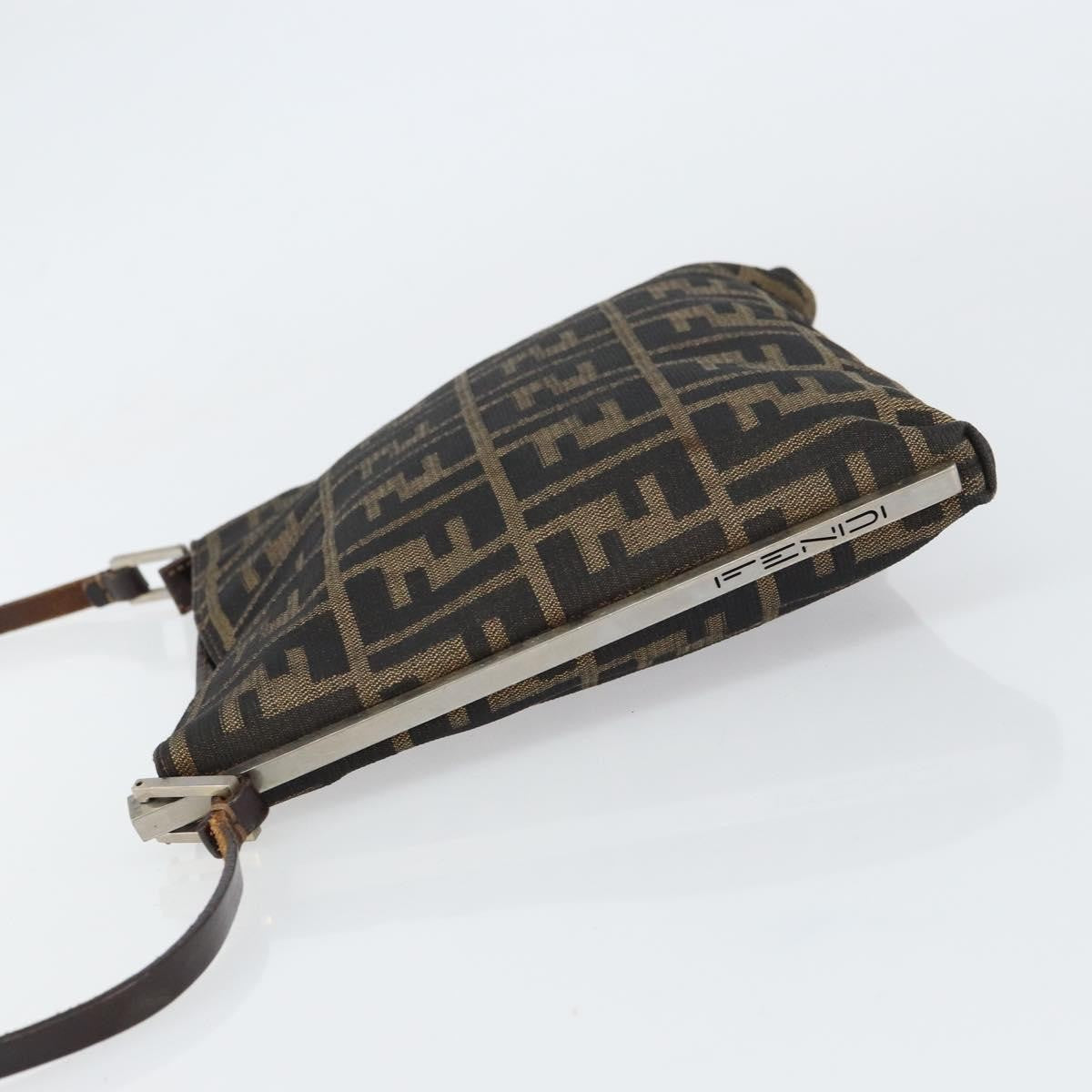 Fendi Vintage Shoulderbag Canvas Brown Canvas Shoulder Bag Bag