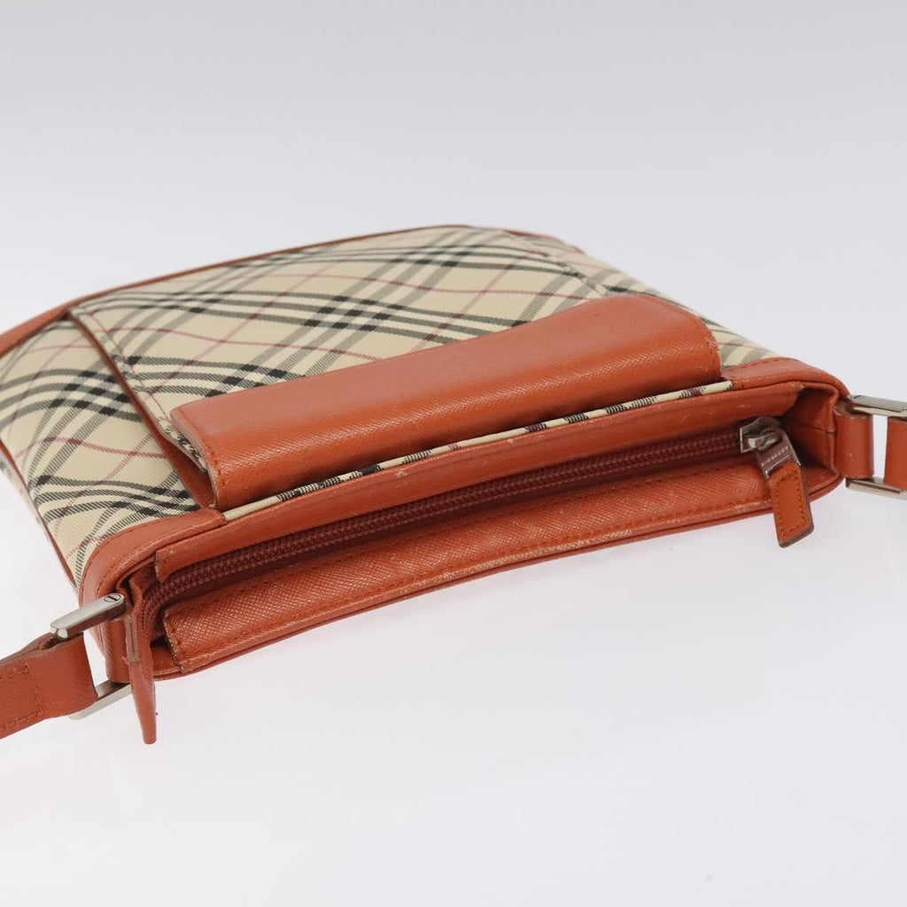 Burberry Nova Check Shoulder Bag Canvas And Leather Beige Canvas Shoulder Bag