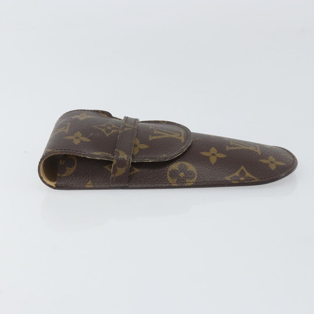 Louis Vuitton Etui À Stylo Canvas Brown Canvas Clutche & Pouche Bag