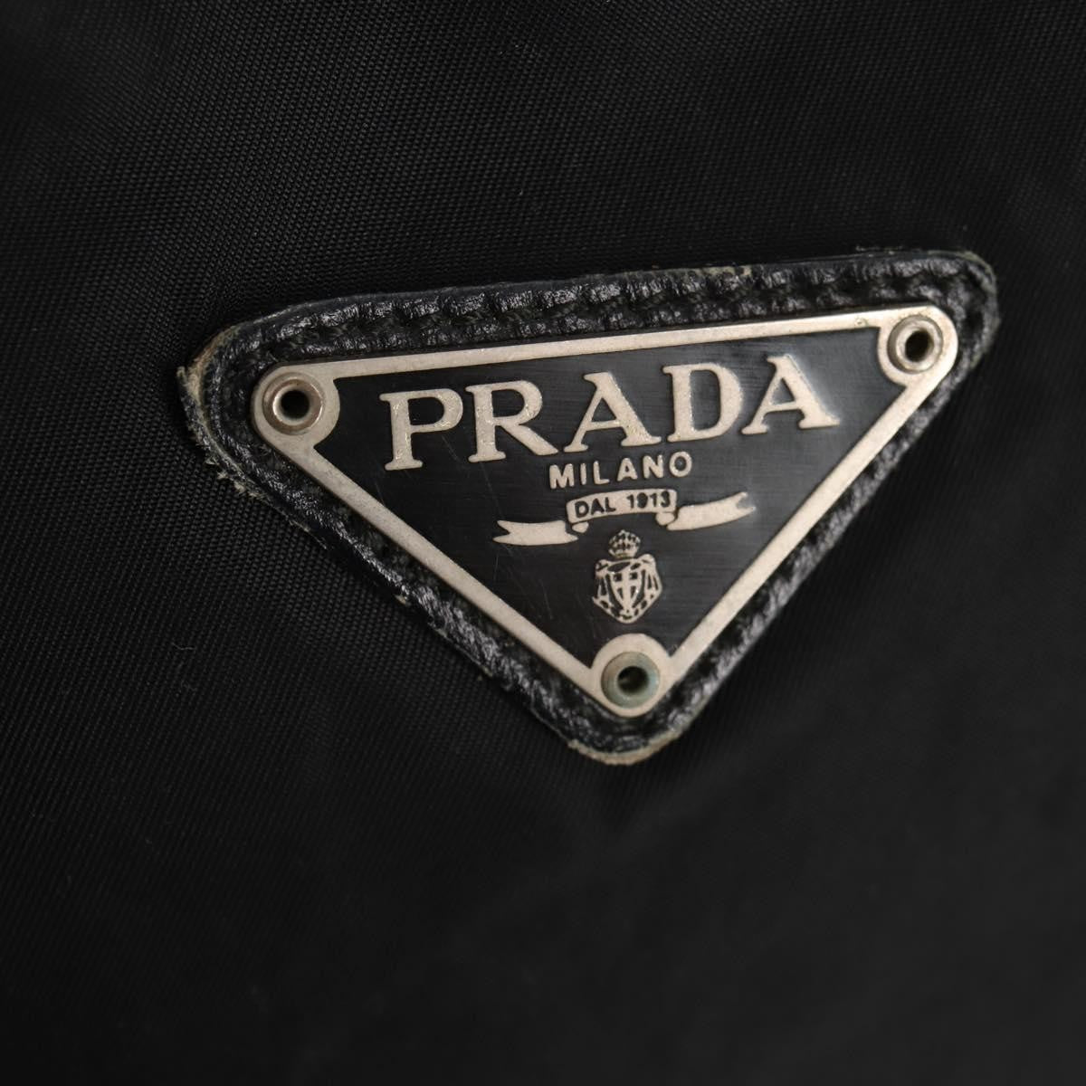 Prada Front Pocket Backpack Tessuto Black Nylon Backpack Bag