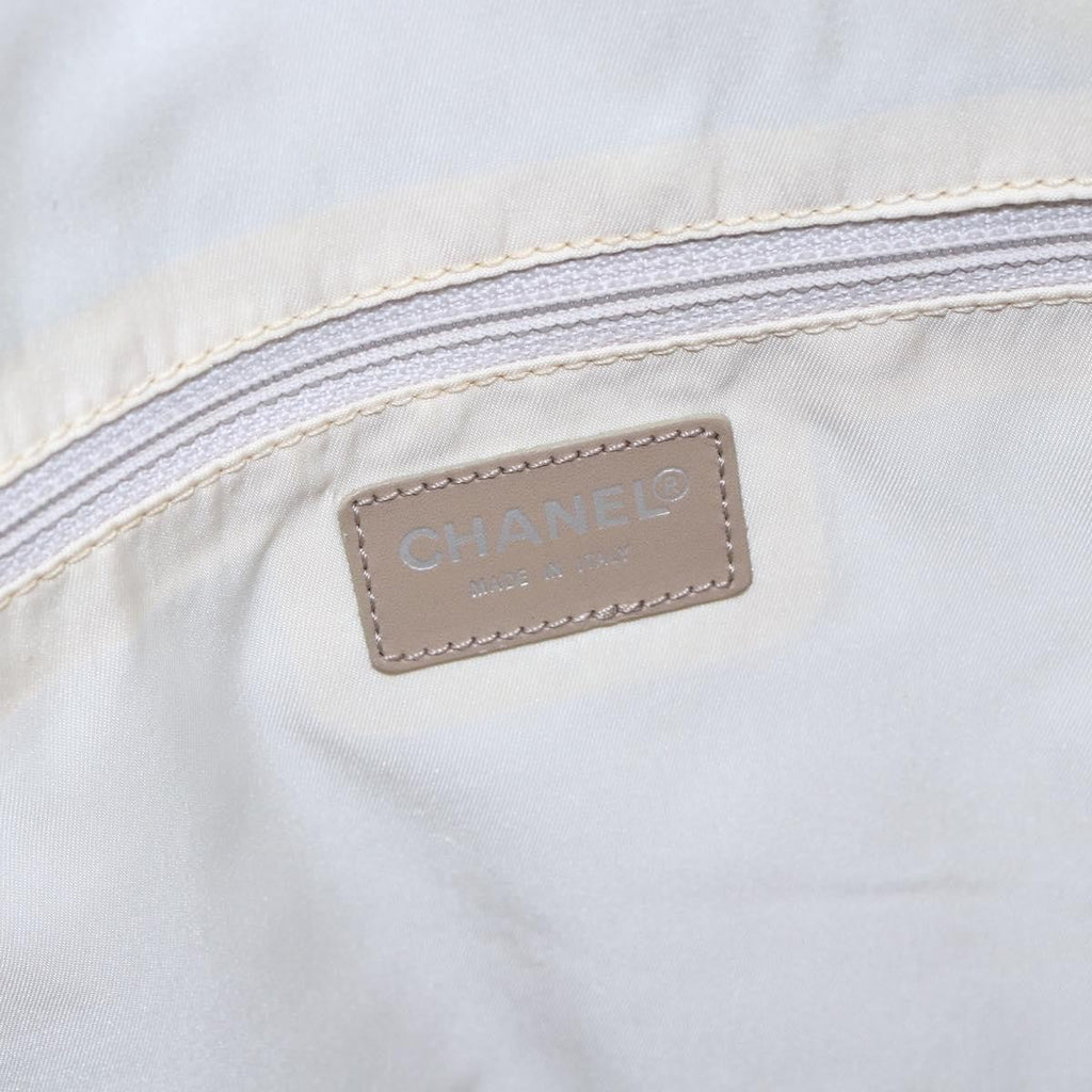 Chanel Travel Line Tote Nylon Pink Canvas Bag