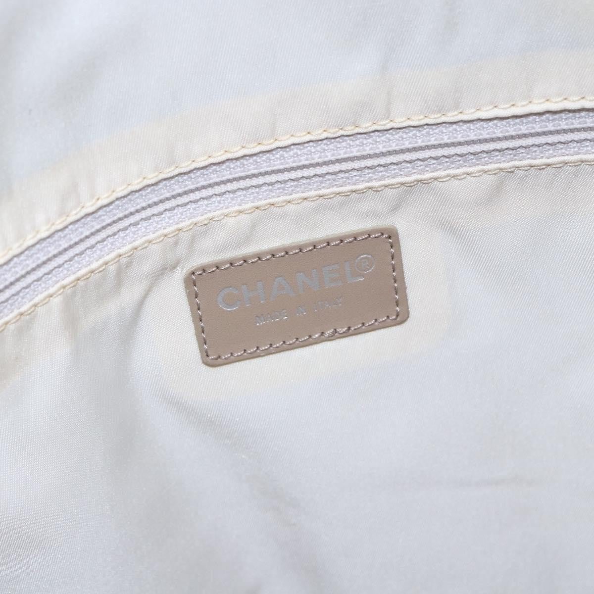 Chanel Travel Line Tote Nylon Pink Canvas Bag