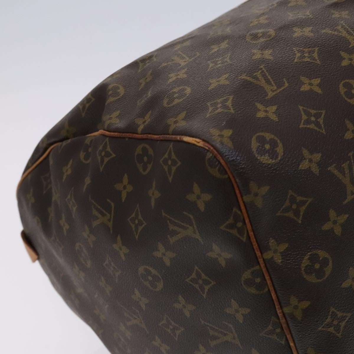 Louis Vuitton Keepall Bag Monogram Canvas Brown Canvas Travel Bag