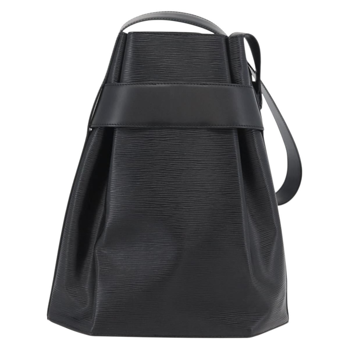 Louis Vuitton Vintage Sac D'epaule Handbag Epi Leather Black Leather Shoulder Bag