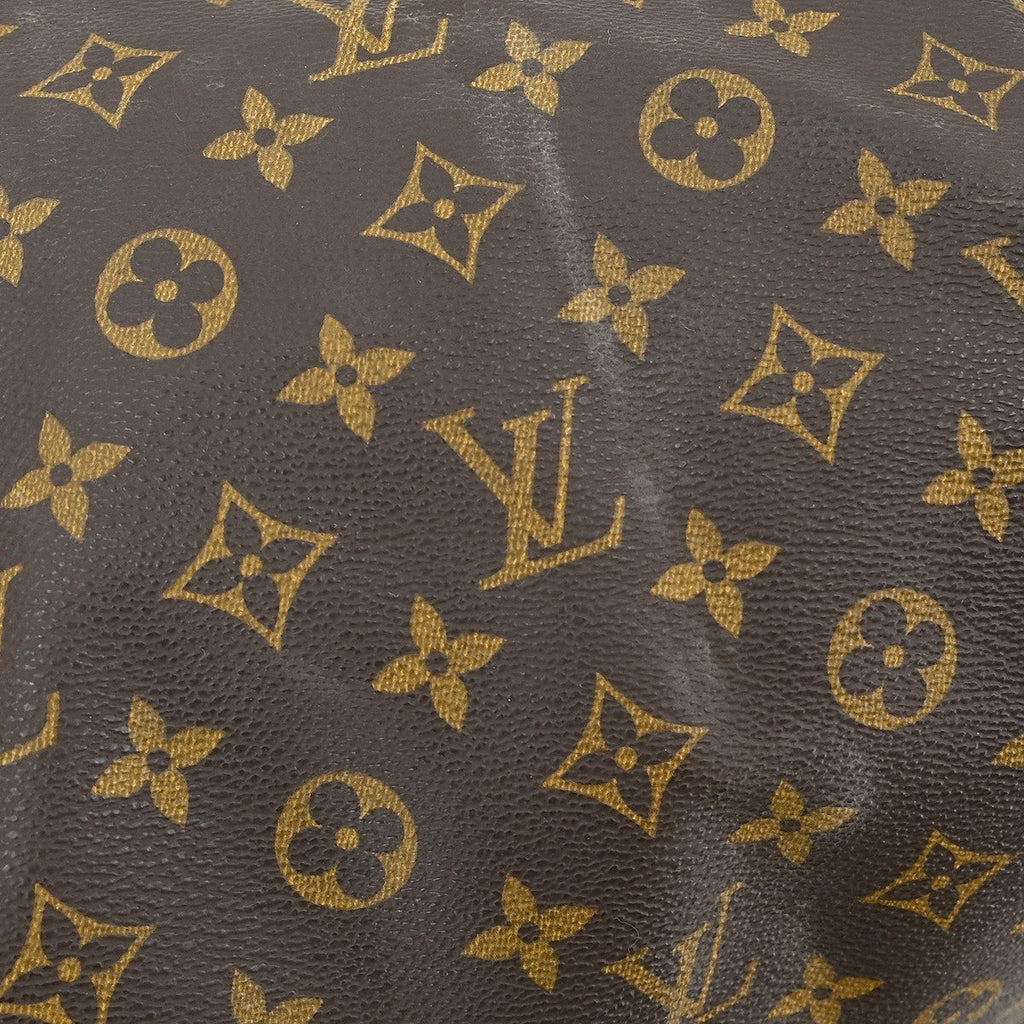 Louis Vuitton Speedy Handbag Monogram Canvas Brown Canvas,Leather Handbag