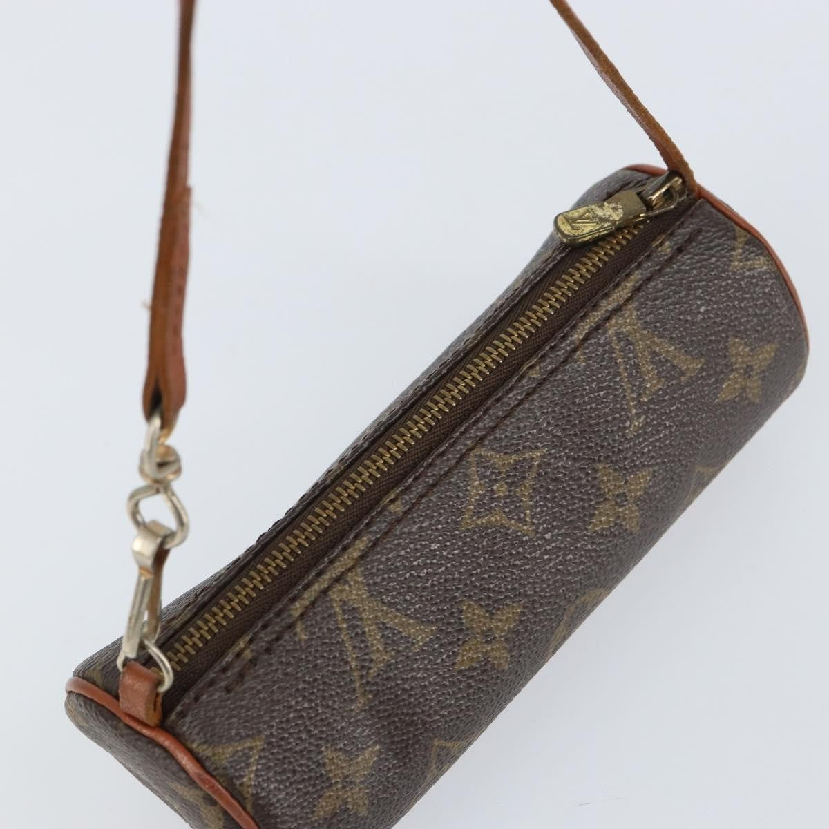 Louis Vuitton Papillon Pochette Monogram Canvas Brown Canvas Clutche & Pouche Bag