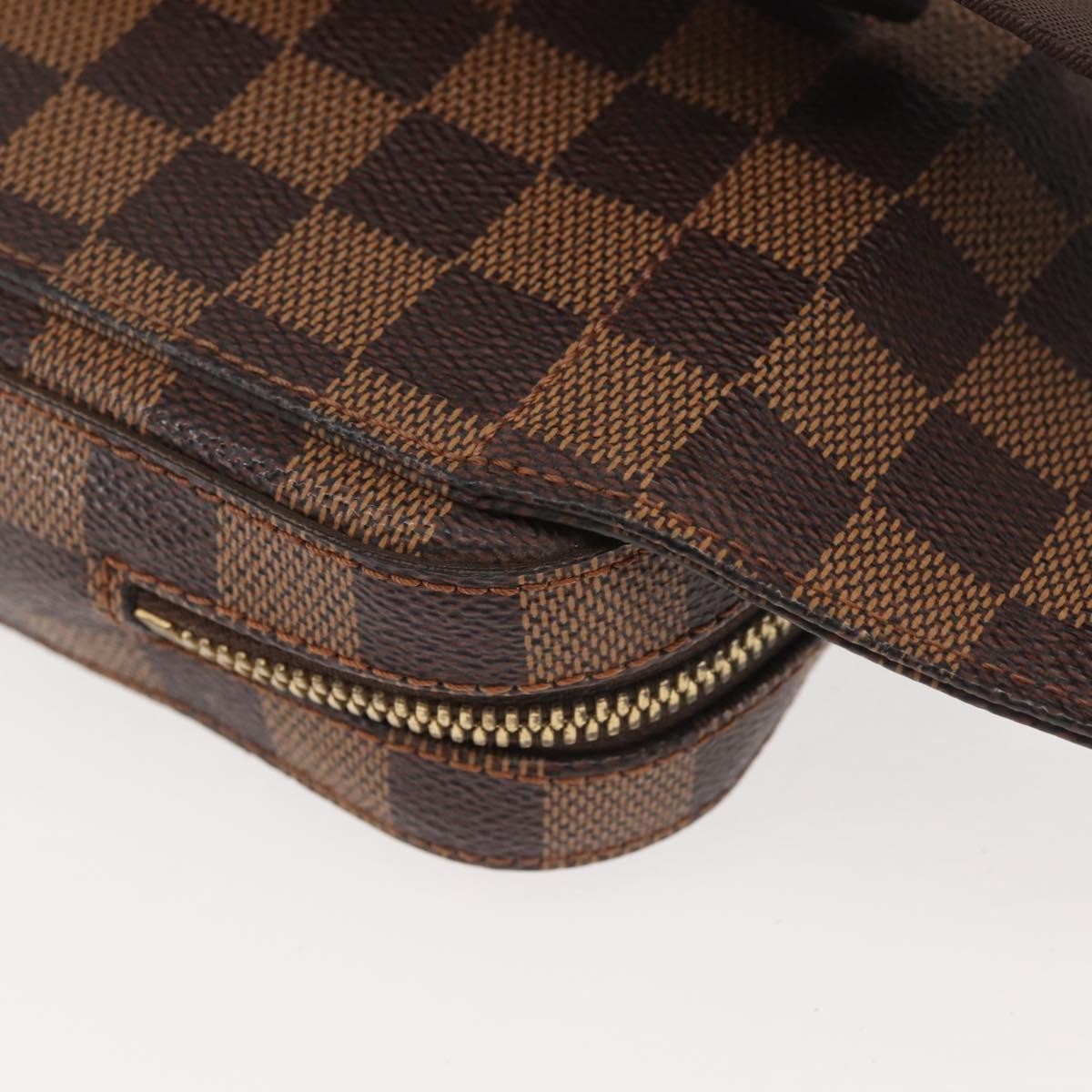 Louis Vuitton Geronimos Waist Bag Damier Brown Canvas Shoulder Bag