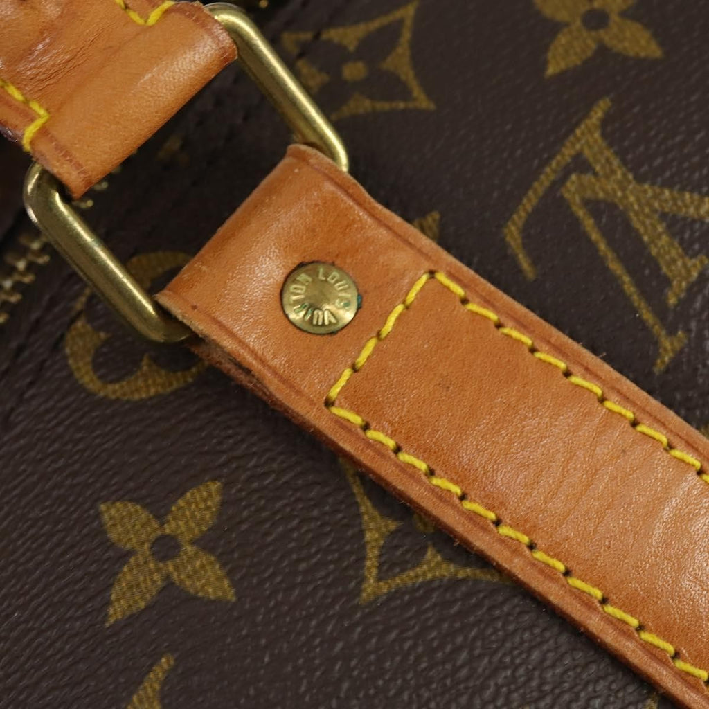 Louis Vuitton Keepall Bag Monogram Canvas Brown Canvas Travel Bag