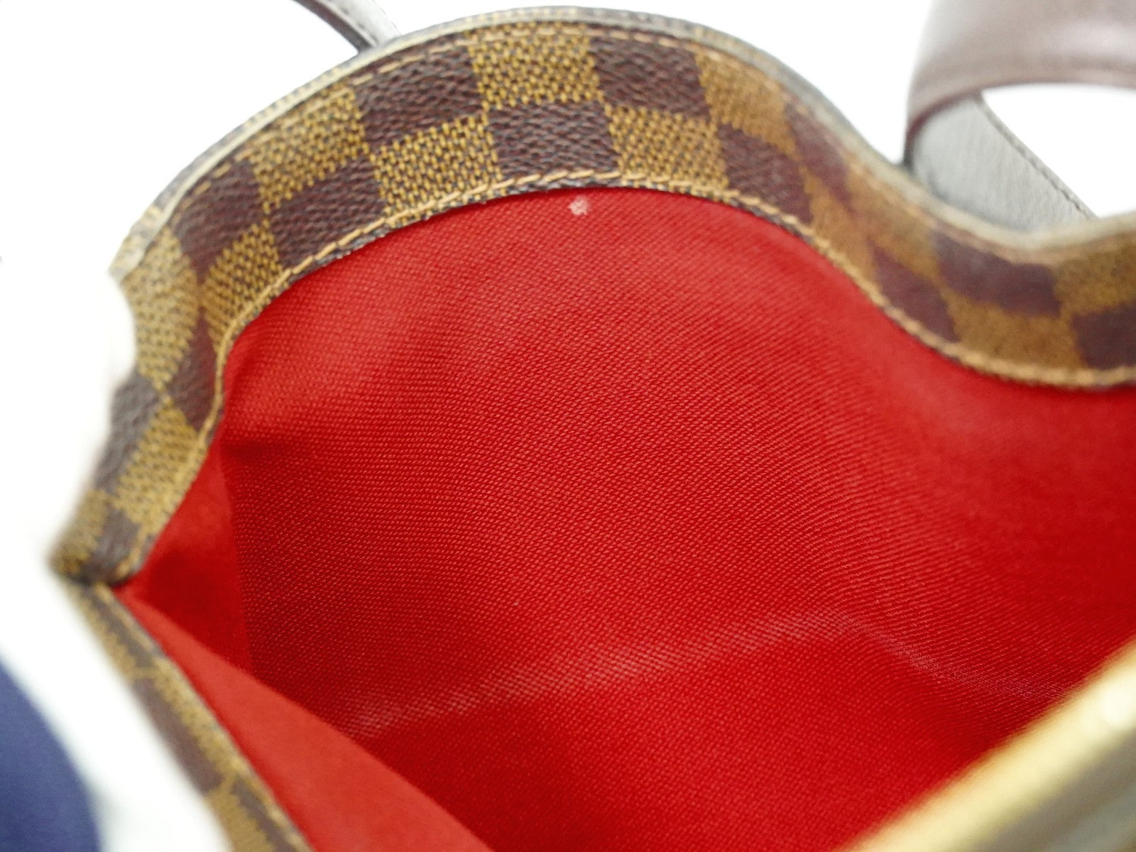 Louis Vuitton Belem Handbag Damier Brown Canvas Shoulder Bag