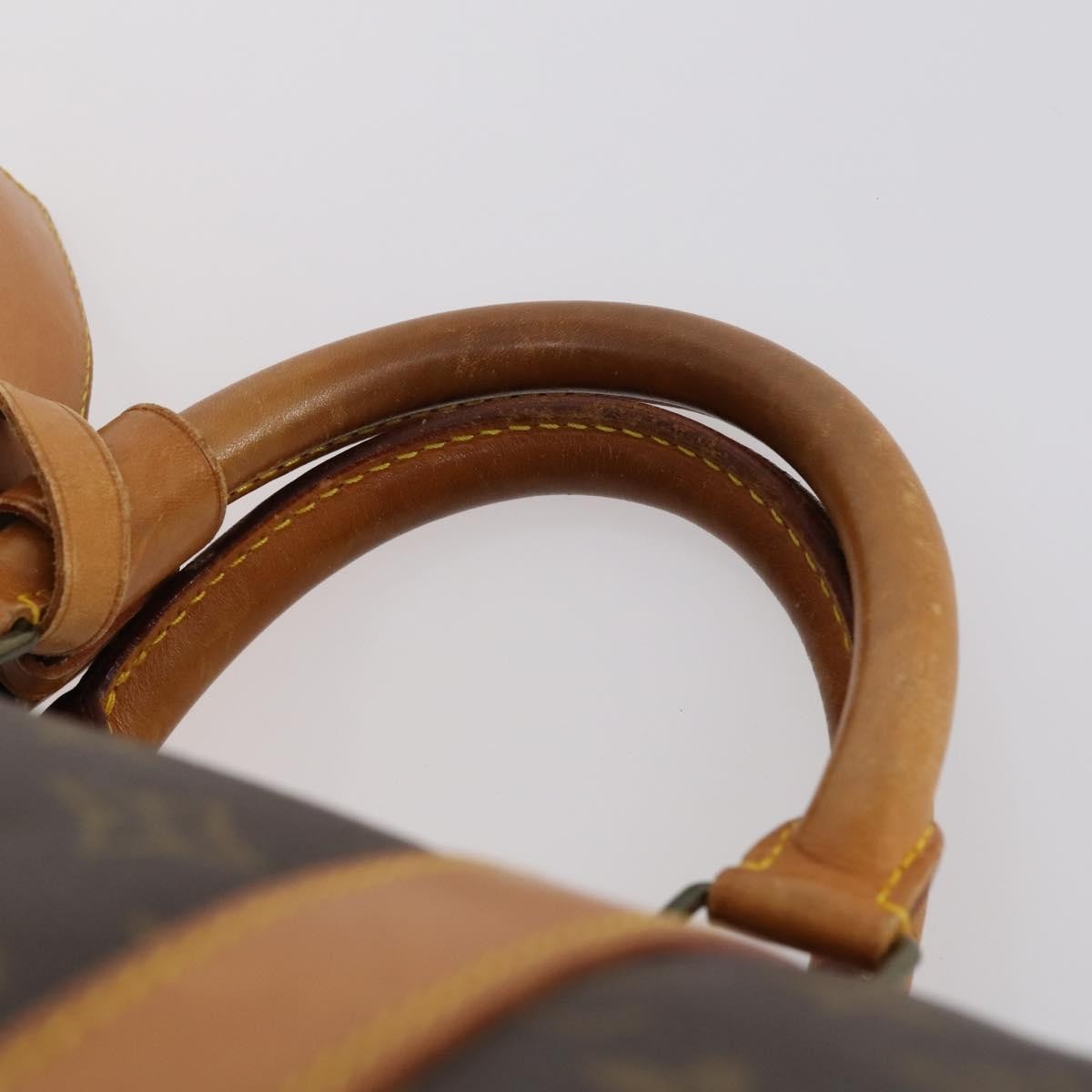 Louis Vuitton Keepall Bag Monogram Canvas Brown Canvas Travel Bag