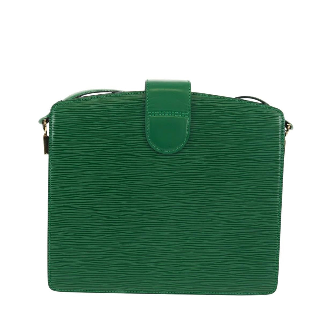 Louis Vuitton Capucines Shoulder Bag Epi Leather Green Leather Shoulder Bag