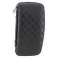 Louis Vuitton Organiser Atholl Leather Black Leather Bag
