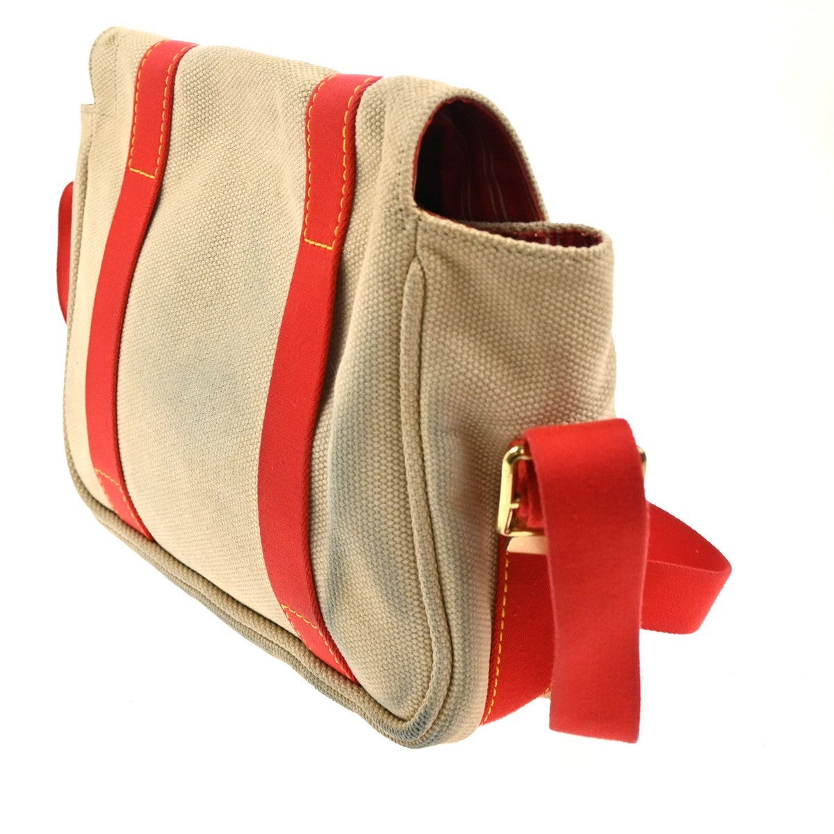 Louis Vuitton Antigua Besace Messenger Bag Canvas Beige Canvas Shoulder Bag
